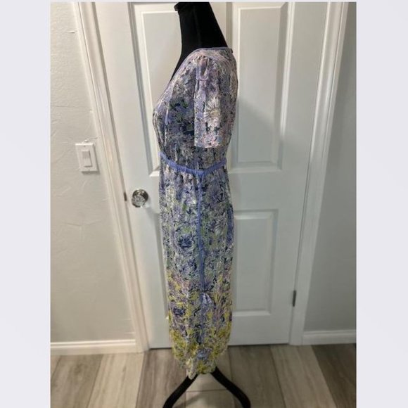 Romerio Sleep Jumpsuit in floral lavender motit from Anthropologie - Size Small - Picture 5 of 7